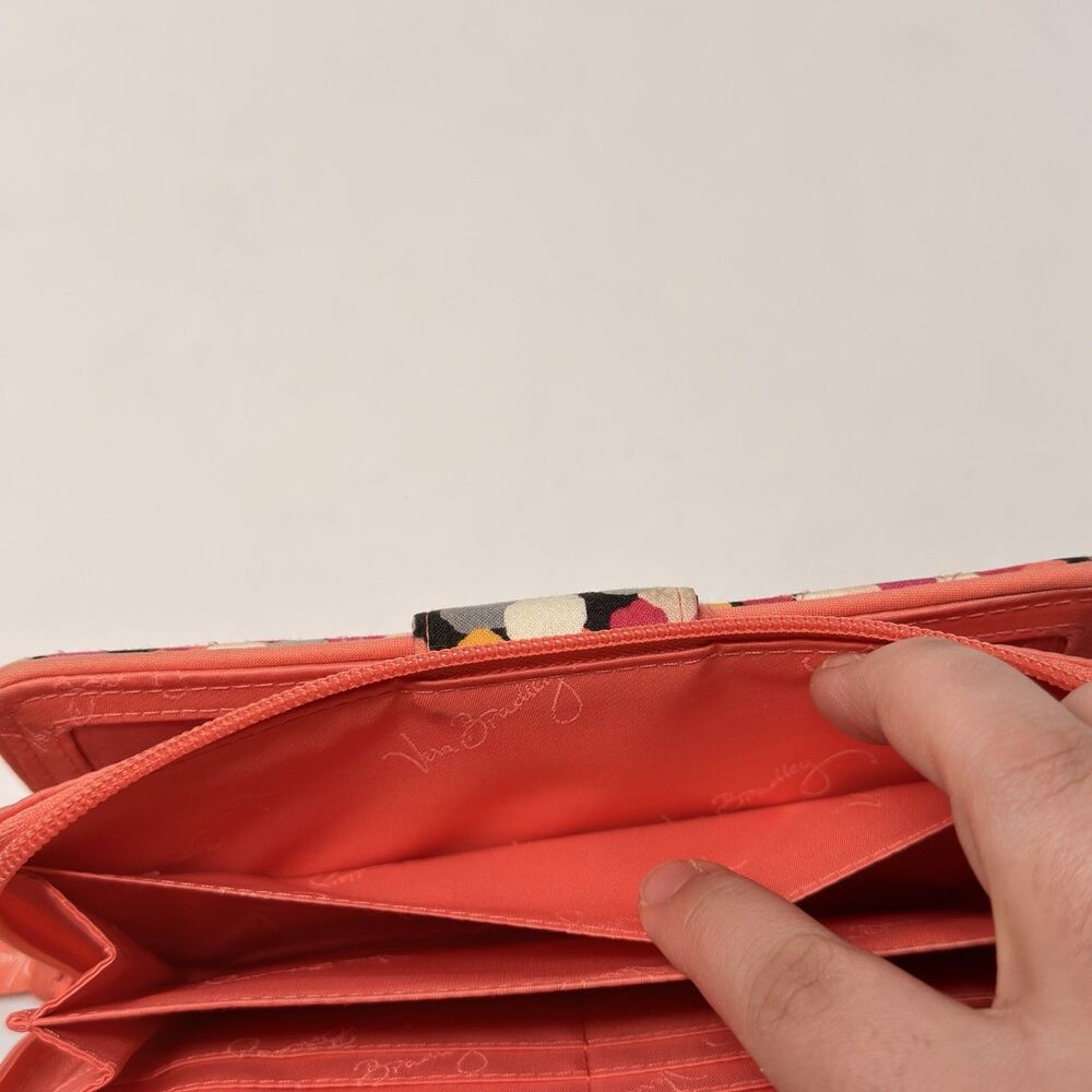 VERA BRADLEY Pixie Confetti Pattern Ziparound & T… - image 11